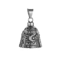 Motorcycle Bell Angel Wing "Never Ride Faster Than Your Angel Can Fly"