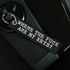 Where The F Are My Keys Keychain