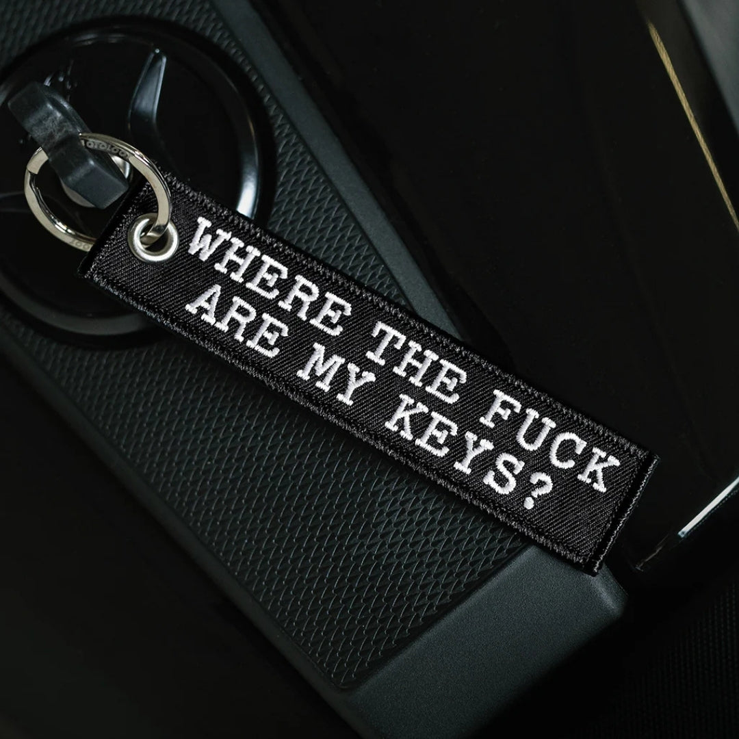 Where The F Are My Keys Keychain