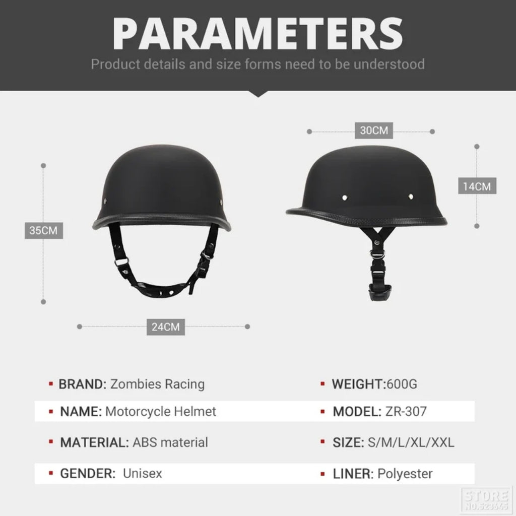 DOT Certification Half Helmet Retro Motorcycle
