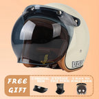 EchoRetro Classic Open Face Helmet – DOT/ECE Approved