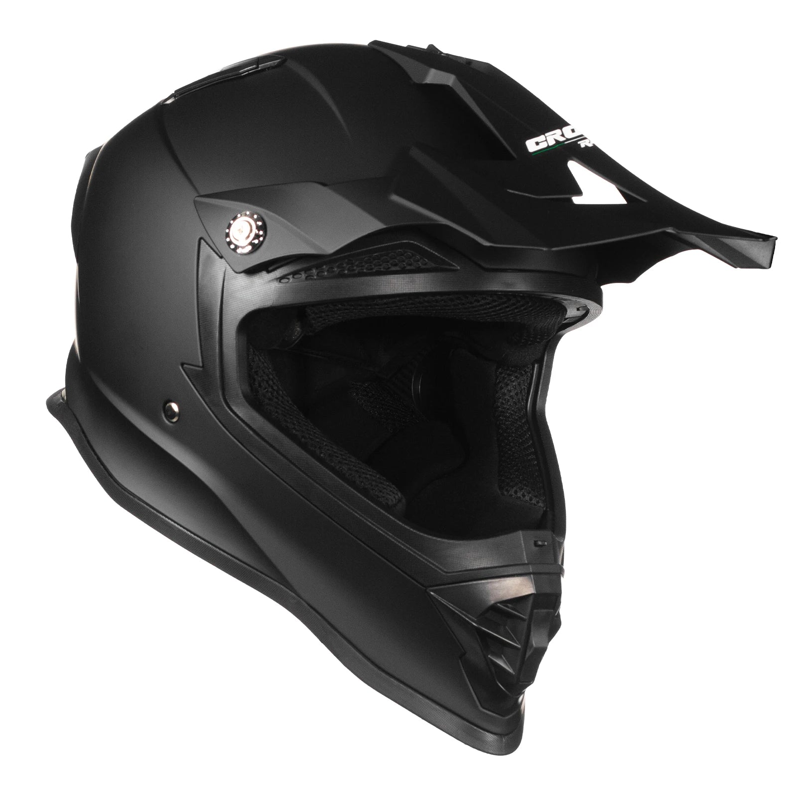 BikerForge Ridge MX Off-Road Helmet — DOT Approved, Goggles Included