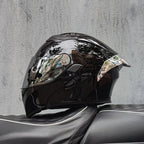 ORZ- Full Face Motorcycle Helmet Personalized Tail Wing