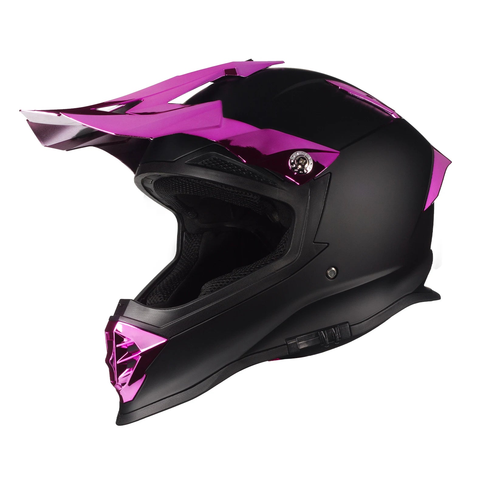 BikerForge Ridge MX Off-Road Helmet — DOT Approved, Goggles Included