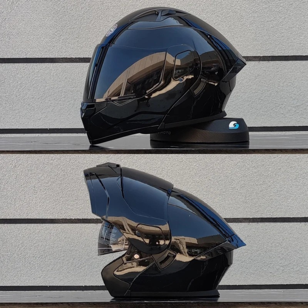 Motorcycle Full Face Modular Flip Helmet DOT Approval
