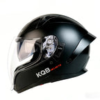 BikerForge Vista Full-Face Helmet — Dual Visor, Bluetooth Ready