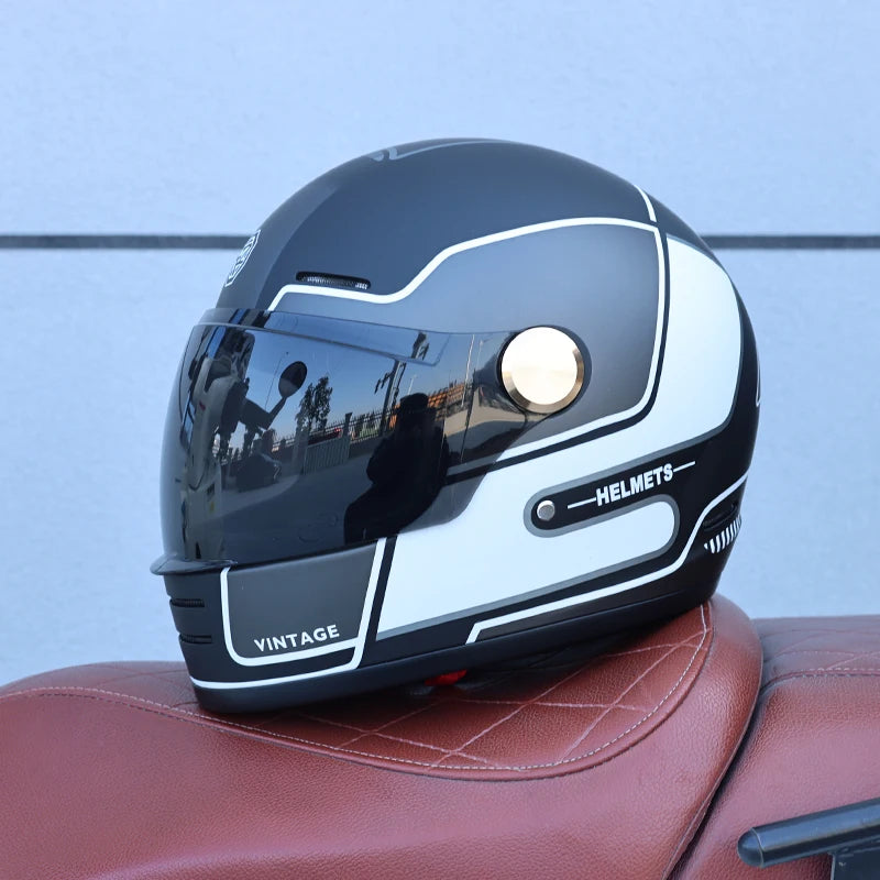 BF-905 Pro Motorcycle Helmet DOT Certification Retro Full Face