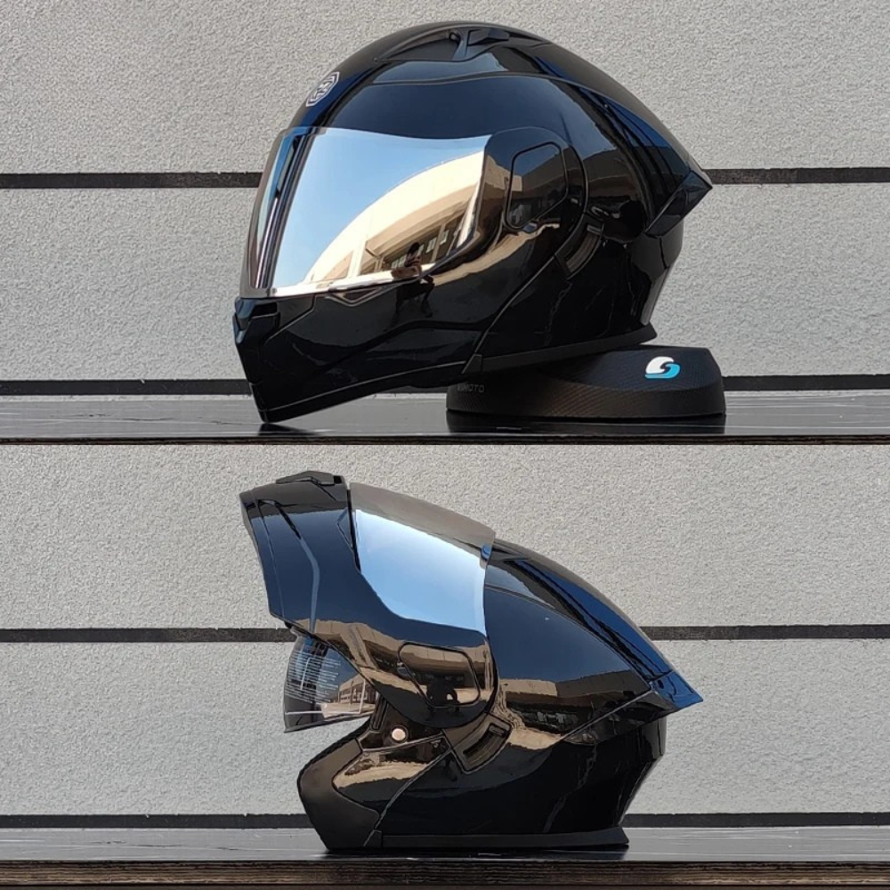 Motorcycle Full Face Modular Flip Helmet DOT Approval