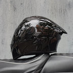 ORZ- Full Face Motorcycle Helmet Personalized Tail Wing
