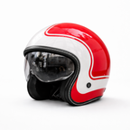 Premium Retro Open-Face Motorcycle Helmet – DOT & ECE Approved