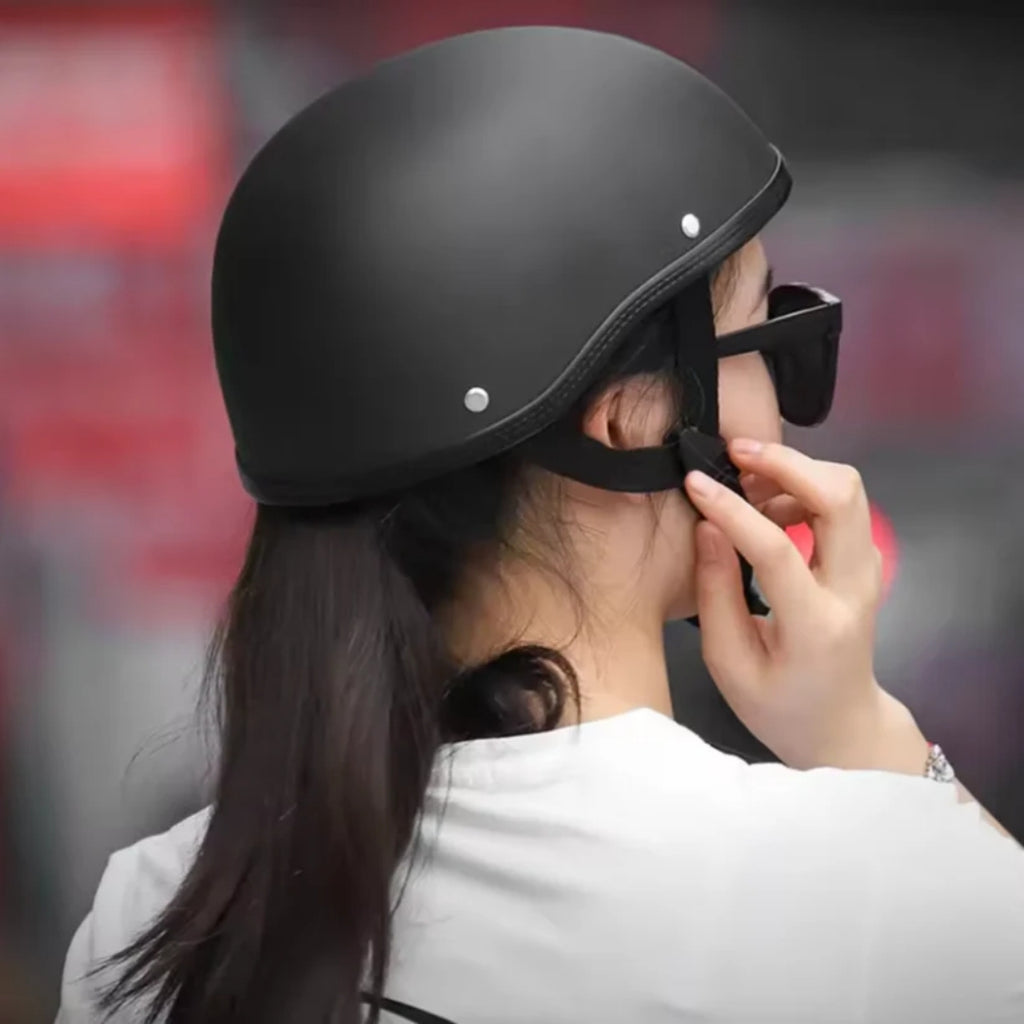 Vintage Motorcycle CruiserHalf Half Helmet
