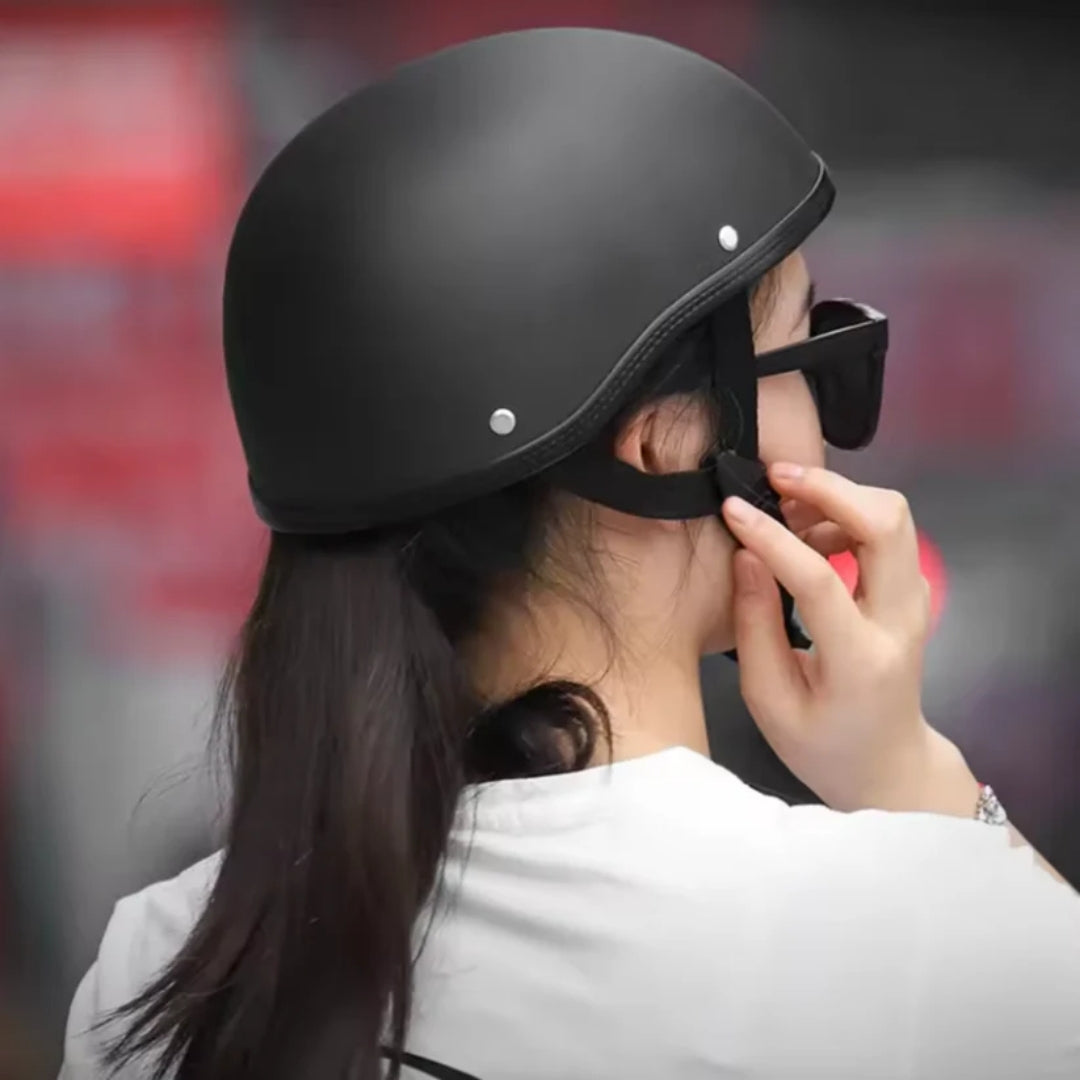 Vintage Motorcycle CruiserHalf Half Helmet