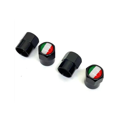 4PCS - FLAG Motorcycle Valve Caps - MIX