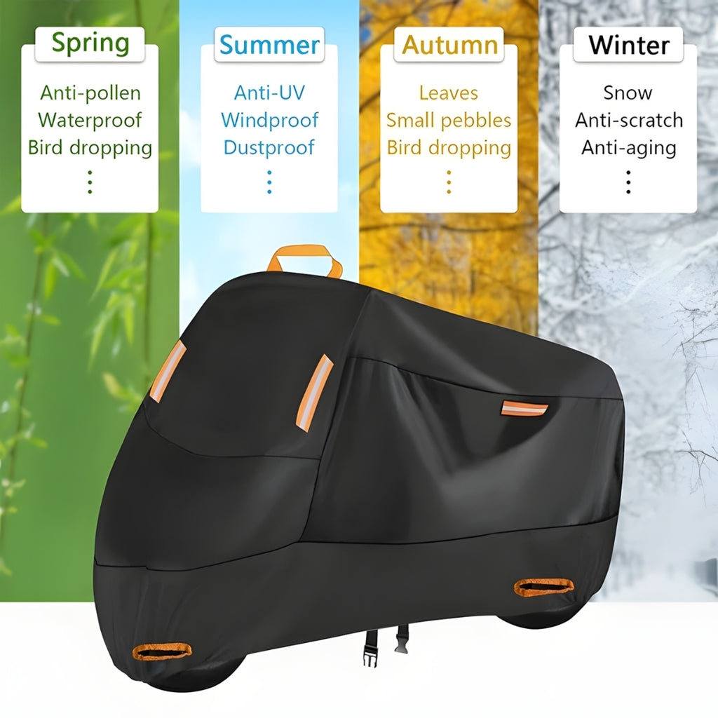Motorcycle Cover Rain Protection and Sun Protection Built-in Anti-theft Buckle Dust Jacket