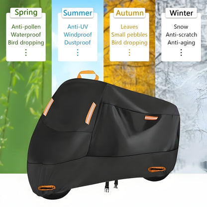 Motorcycle Cover Rain Protection and Sun Protection Built-in Anti-theft Buckle Dust Jacket