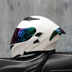 ORZ- Full Face Motorcycle Helmet Personalized Tail Wing