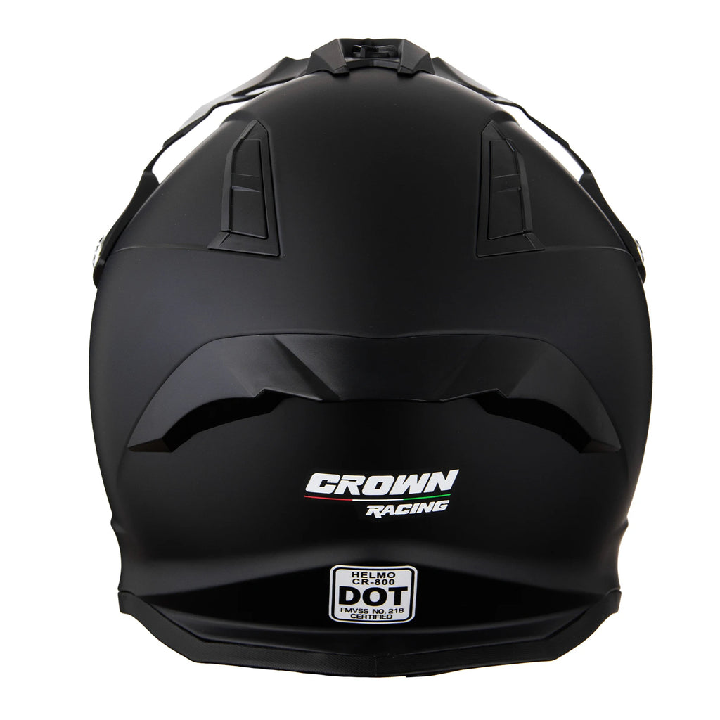 BikerForge Ridge MX Off-Road Helmet — DOT Approved, Goggles Included