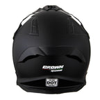 BikerForge Ridge MX Off-Road Helmet — DOT Approved, Goggles Included