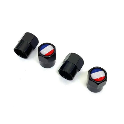 4PCS - FLAG Motorcycle Valve Caps - MIX