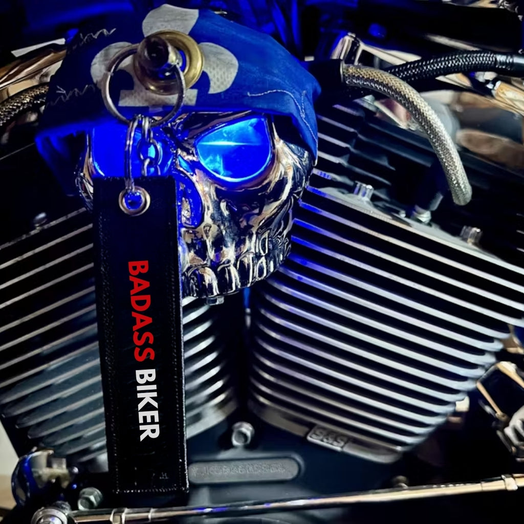 BADASS BIKER KEYCHAIN