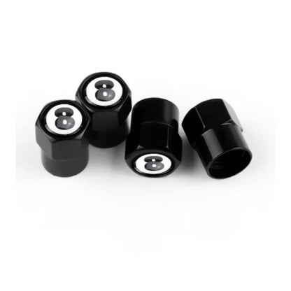 4PCS - FLAG Motorcycle Valve Caps - MIX