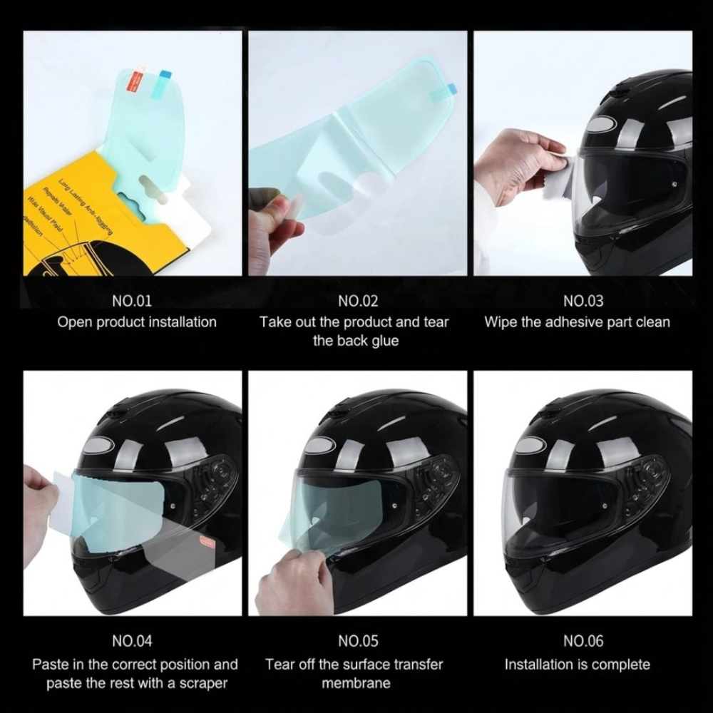 BikerForge™ Anti-Fog & Rainproof Film