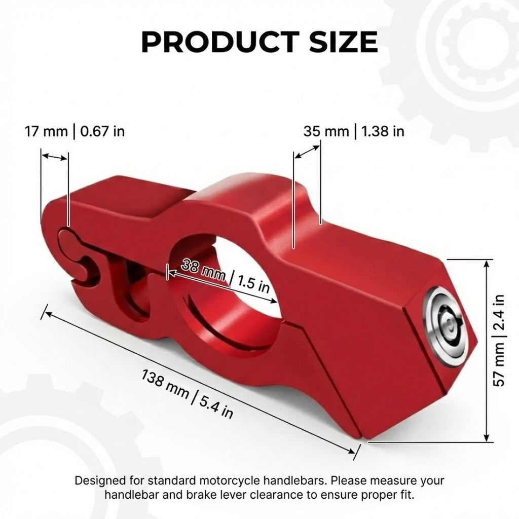 BikerForge™ Handlebar Lock
