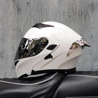ORZ- Full Face Motorcycle Helmet Personalized Tail Wing