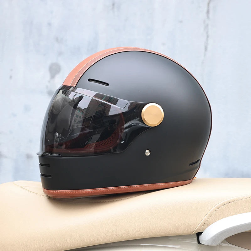BF-905 Pro Motorcycle Helmet DOT Certification Retro Full Face