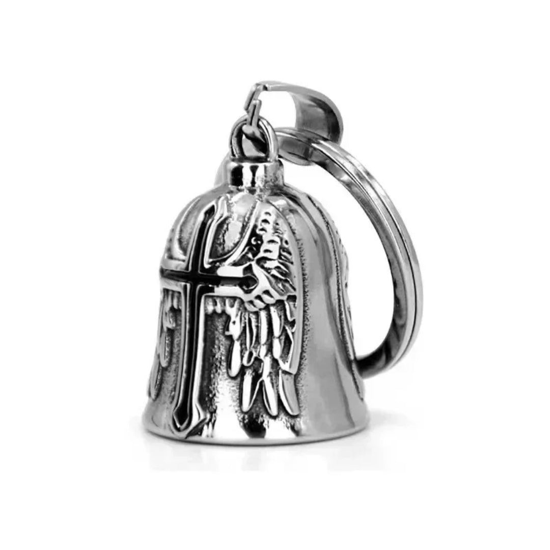 Celestial Cross Bell – Wings of Redemption