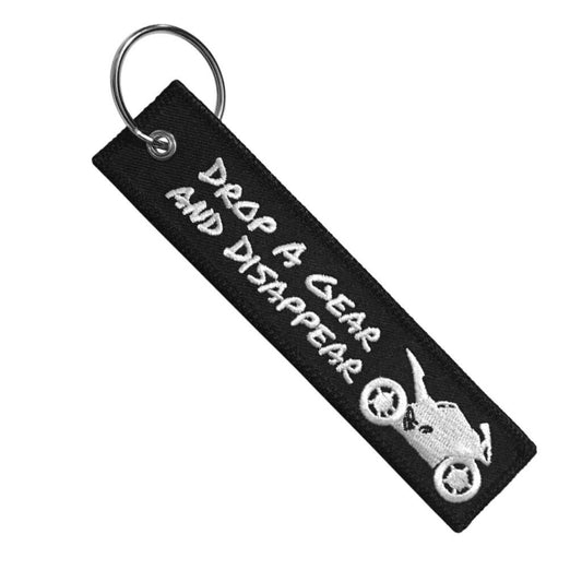 DROP A GEAR AND DISAPPEAR KEYCHAIN