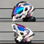 Motorcycle Full Face Modular Flip Helmet DOT Approval