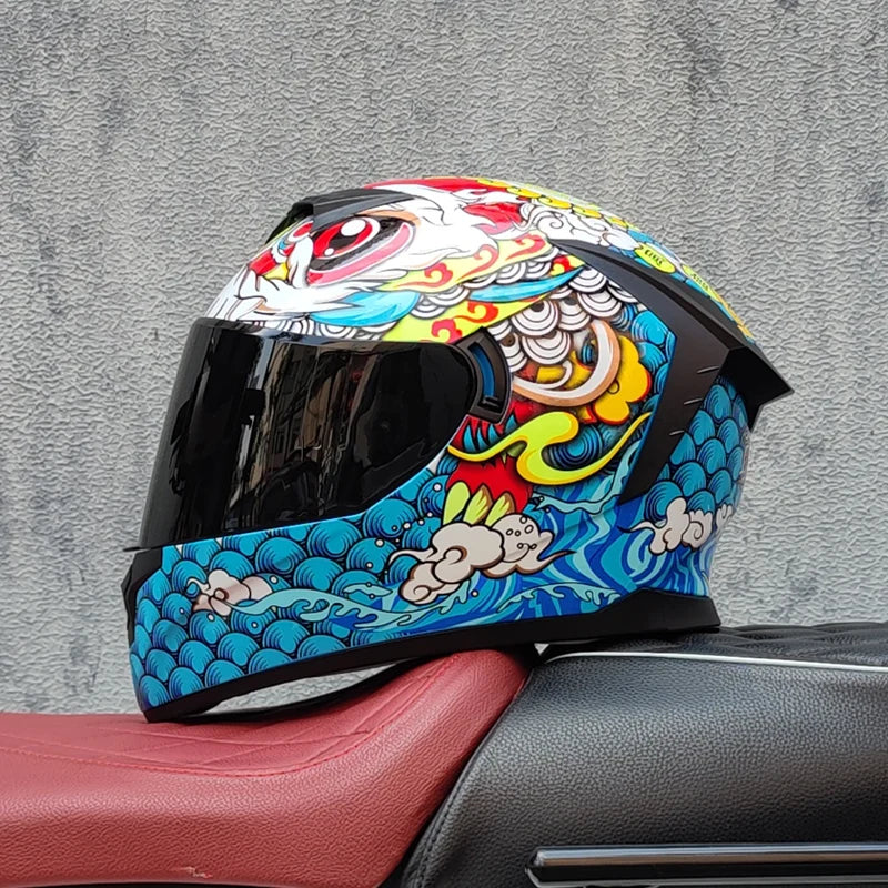 BF-TOP Motorcycle full Face Helmets Moto Racing
