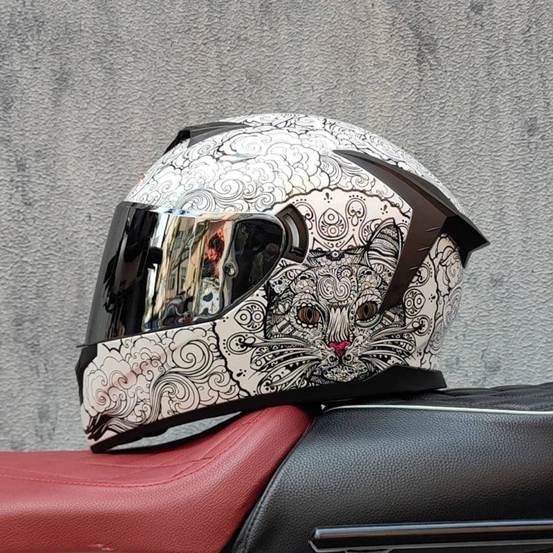 BF-TOP Motorcycle full Face Helmets Moto Racing