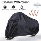 Motorcycle Cover Rain Protection and Sun Protection Built-in Anti-theft Buckle Dust Jacket