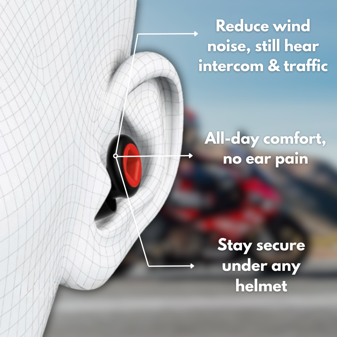 BikerForge™ Moto Earplugs