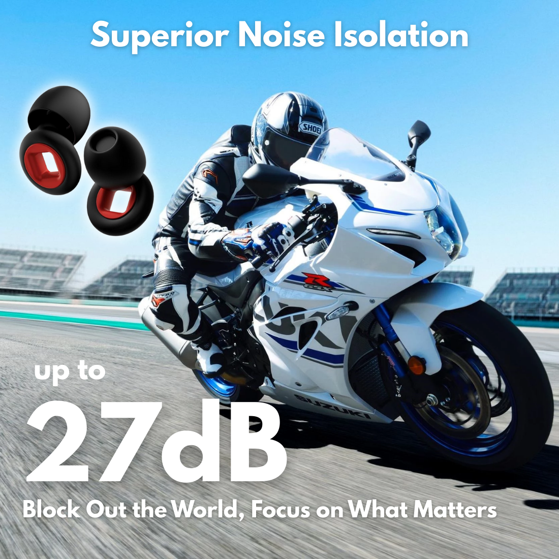 BikerForge™ Moto Earplugs