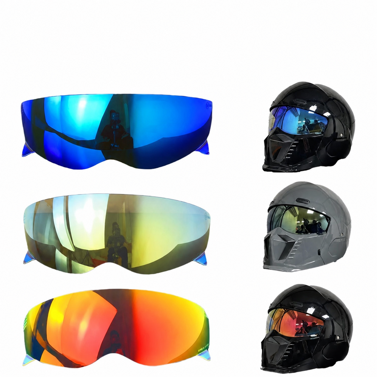 BikerForge™ Photochromic Visor Pro